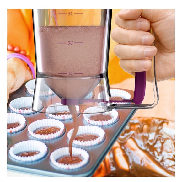 No Drip Batter Dispenser for Cakes, Pancakes - Picture 1 of 7